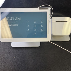 Clover Station C500 POS Point of Sale System W/Printer P501 & Cords –