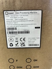 New NOS Toast Data Processing Machine TT203 Detatched Reader Toolkit Mainframe
