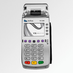 VERIFONE VX520 DUAL COMM W/ EMV- Credit Card Machine (2.25 x 85&prime; Roll)*UNLOCKED*