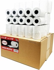German 50 Rolls Thermal Paper – 3 1/8&Prime; x 119 ft – BPA Free, Recyclable