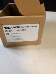Namadoo Bur3003 Black Wireless Portable USB Cordless 1D Laser Barcode Scanner