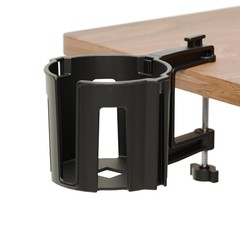 Original Large Desk Cup Holder Clamp | Anti-Spill Mount, Multi-Directional Dr…