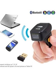 Symcode MJ R30 2D Portable Wireless Bluetooth Finger Ring Barcode Scanner Reader