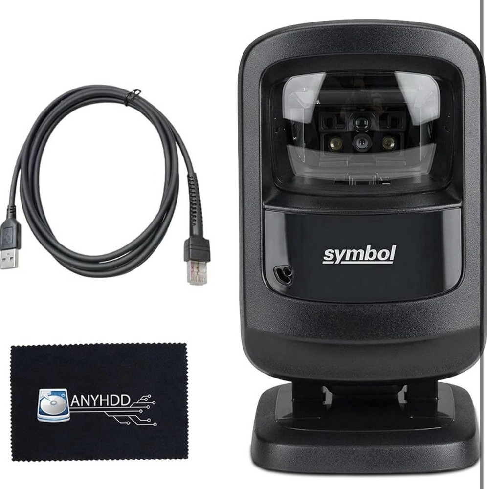 DS9208 Zebra 1D/2D Hands-Free Barcode Scanner, High-Speed Digital Scanning
