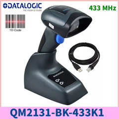 Datalogic QM2131-BK-433K1 Wireless 1D Handheld Barcode Scanner Imager USB W/Base