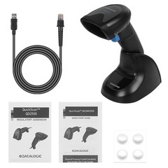 Datalogic QD2590-BKK1B QuickScan 1D 2D Barcode Scanner Imager USB Cable Kit