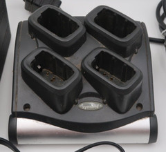 Symbol Motorola 4 Slot Battery Charger Charging Dock SAC9000-4000 Power Supply