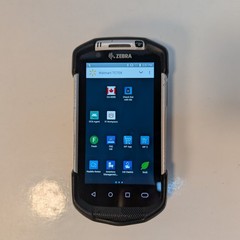 Zebra TC70X Walmart Android Barcode Scanner TC700K-02B24B0-K2 Battery & Charger