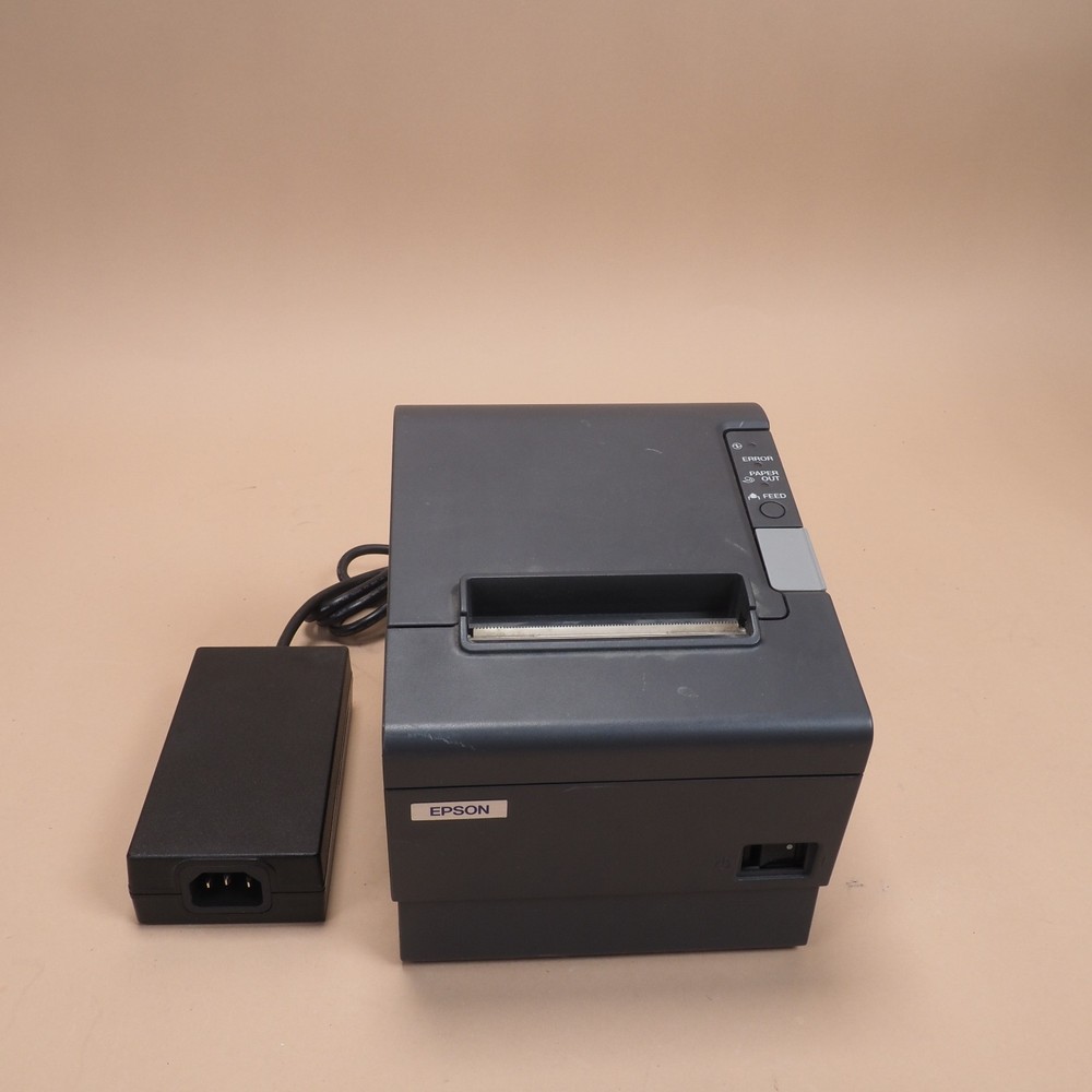 Epson M129H TM-T88IV Parallel Retail POS Thermal Reciept Printer w Power Supply