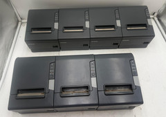 lot of (7) Epson TM-T88V M244A USB/Ethernet Thermal POS Receipt Printer as is