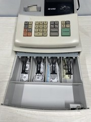 Sharp XE-A102 Electronic Cash Register No Keys—— PARTS OR REPAIR ONLY