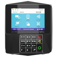 Ingenico LAN700-USSCN79A Lane/7000 Electronic Credit Card Payment Terminal 5&Prime;