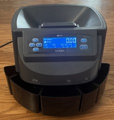 Nadex S540 Automatic Coin Counter, Sorter & Wrapper Machine 300 Coins/Minute
