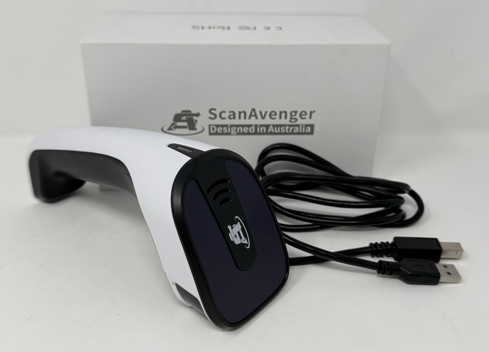 ScanAvenger Portable handheld Barcode Scanner & Charging Cradle SA 8892