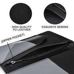 Black Server Books For Waitress/Waiter Book with Zipper Money PocketCute Wai…
