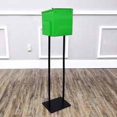 Metal Donation Box Suggestion Box Charity Box Offering Box 8.6x 9.4 x 8&Prime;