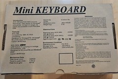 1 PCS NEW fit for Advantech Compact Keyboard 88 Keys ACK-595 Black Vintage 2002