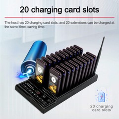 Retekess T112 Wireless Paging Queuing Calling System Restaurant 30 Coaster Bar