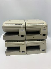 Lot 4 EPSON TM-U375 M62UA RECEIPT PRINTER – For Parts