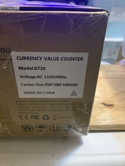 Money Counter Machine PONNOR with Value Bill Count Model 0720