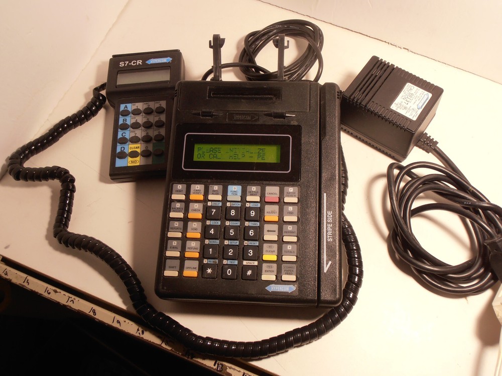Hypercom T7P & S7C POS Credit Card Terminal Bundle For Parts Or Repair