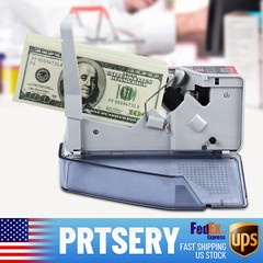 Money Counter Machine Currency Cash Bank Counterfeit Detector Cash Counting