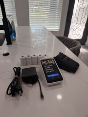 Square Terminal Hand Held POS Printer W/ Case + Charger + Receipt Papers