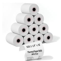 2 1/4&Prime;x50&prime; Thermal Paper Receipt Rolls Cash-Register 2.25inch Width 50ft Longth