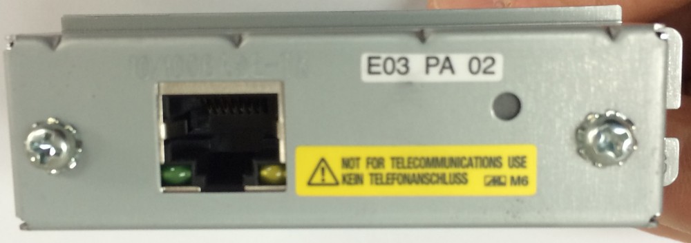 BRAND NEW Epson Ethernet interface UBE03 usein all TM Printers