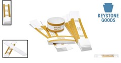 Gold US Dollar Money Bands – Self-Adhesive Currency Wraps, ABA Standard, 100-…