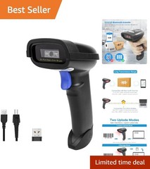 Versatile NT-1228BC Barcode Scanner with 2600mAh Battery Life – Auto Scan Modes