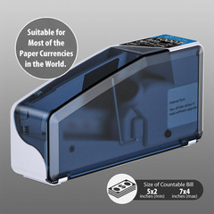 DT5S Portable Money Counter Machine with Counterfeit Detection UV/WM – Handy Cur
