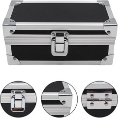 Lockable Cash Box, Aluminium Alloy Money Box for Cash, Money Holder, Cash Organi
