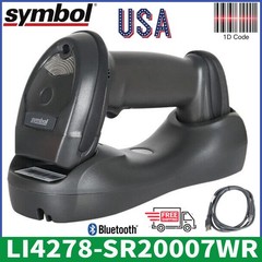 Zebra Symbol LI4278-SR20007WR 1D Wireless Handheld Barcode Scanner W/ USB Cradle