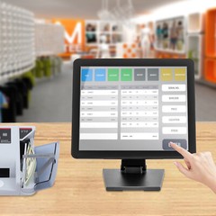 Retail POS Monitor For Cash Register Express Complete Point of Sale System PC