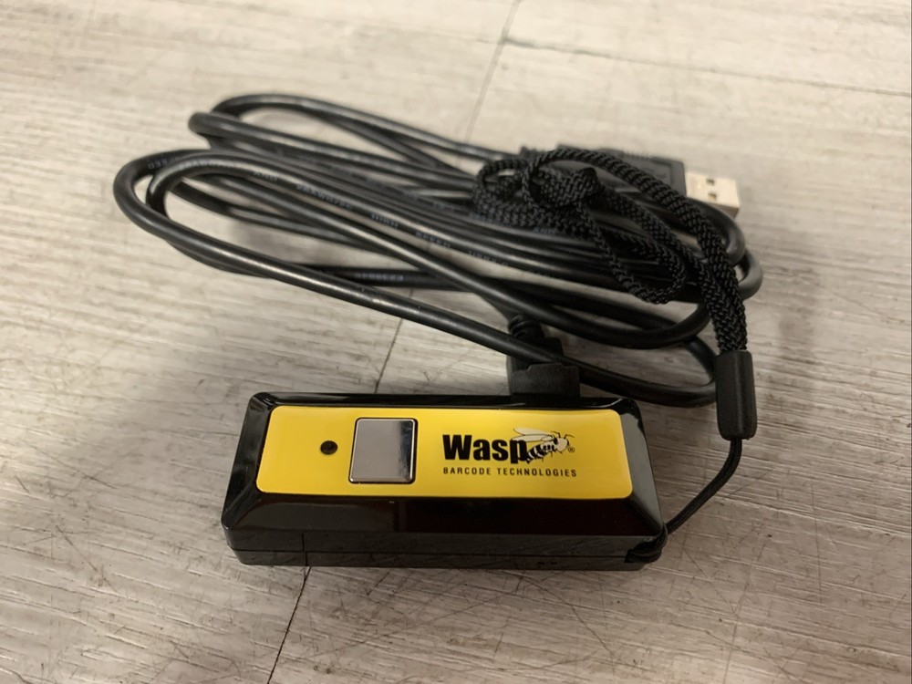WORKING Wasp WWS100i Mini Wireless Barcode Reader / W USB CABLE