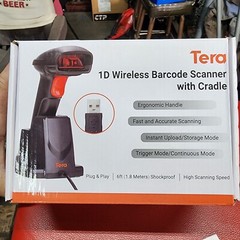 Tera D6100 Wireless Barcode Scanner 1D With USB Cradle Charging Base