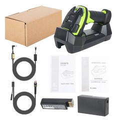 Zebra DS3678-SR3U42A0SFC Cordless 1D/2D Linear Imager Barcode Scanner USB Kit