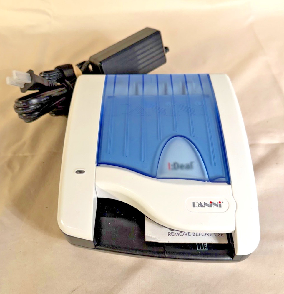 (NEW) Panini I:DEAL USB 2.0 Interface Single Feed Check Scanner w/ Power Supply