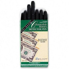 Dri Mark 351R1 Counterfeit Bill Detector Pen Black