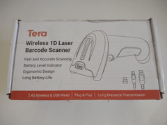 Tera Wireless Barcode Scanner Cordless Model 5100E 1D Laser USB 2.0