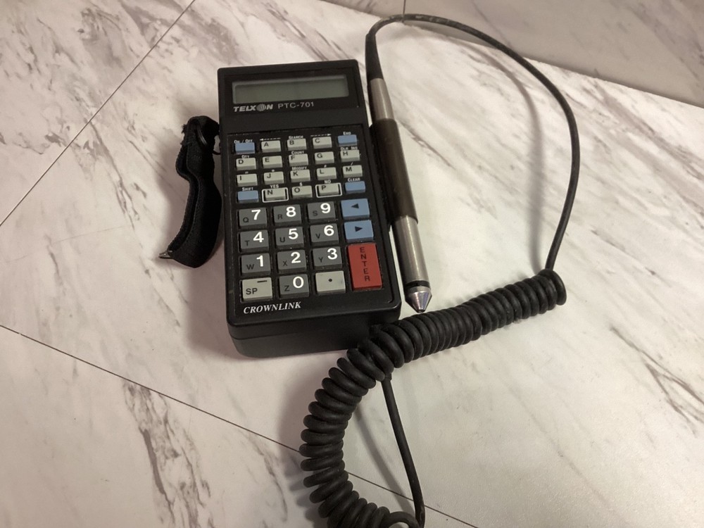 TELXON PTC-701 BARCODE SCANNER UNTESTED FOR PARTS/REPAIR BUSINESS RETAIL