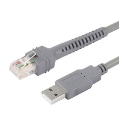 Versatile 10FT USB Extension Cable for Symbol Barcode Models – Coiled & Sleek