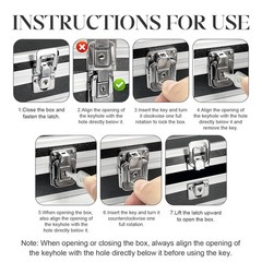 Lockable Cash Box with Key, Aluminium Alloy Money Storage Box & Single-Row Curre