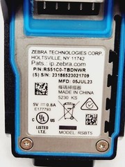 ZEBRA RS51C0-TBDNWR RS5100 BLUETOOTH RING SCANNER