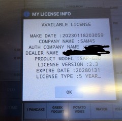 Sam4s SAP-630 Cash Register Touch Screen – License Until 2028