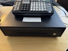 Casio PCR-T2100 Electronic Cash Register No Drawer Key . AS Is Works? Parts ?