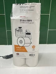 2-1/4&Prime; x 130&prime; CALCULATOR PAPER – 9 ROLLS *OPEN PKG*