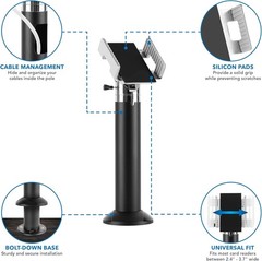 Adjustable Credit Card Machine Holder | Swivel & Tilt Design