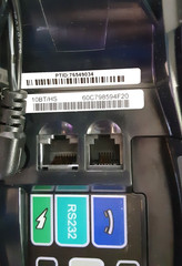 Verifone VX520 Credit Card POS Terminal DIAL/ETH/CTLS w/ Swipe EMV Chip Reader